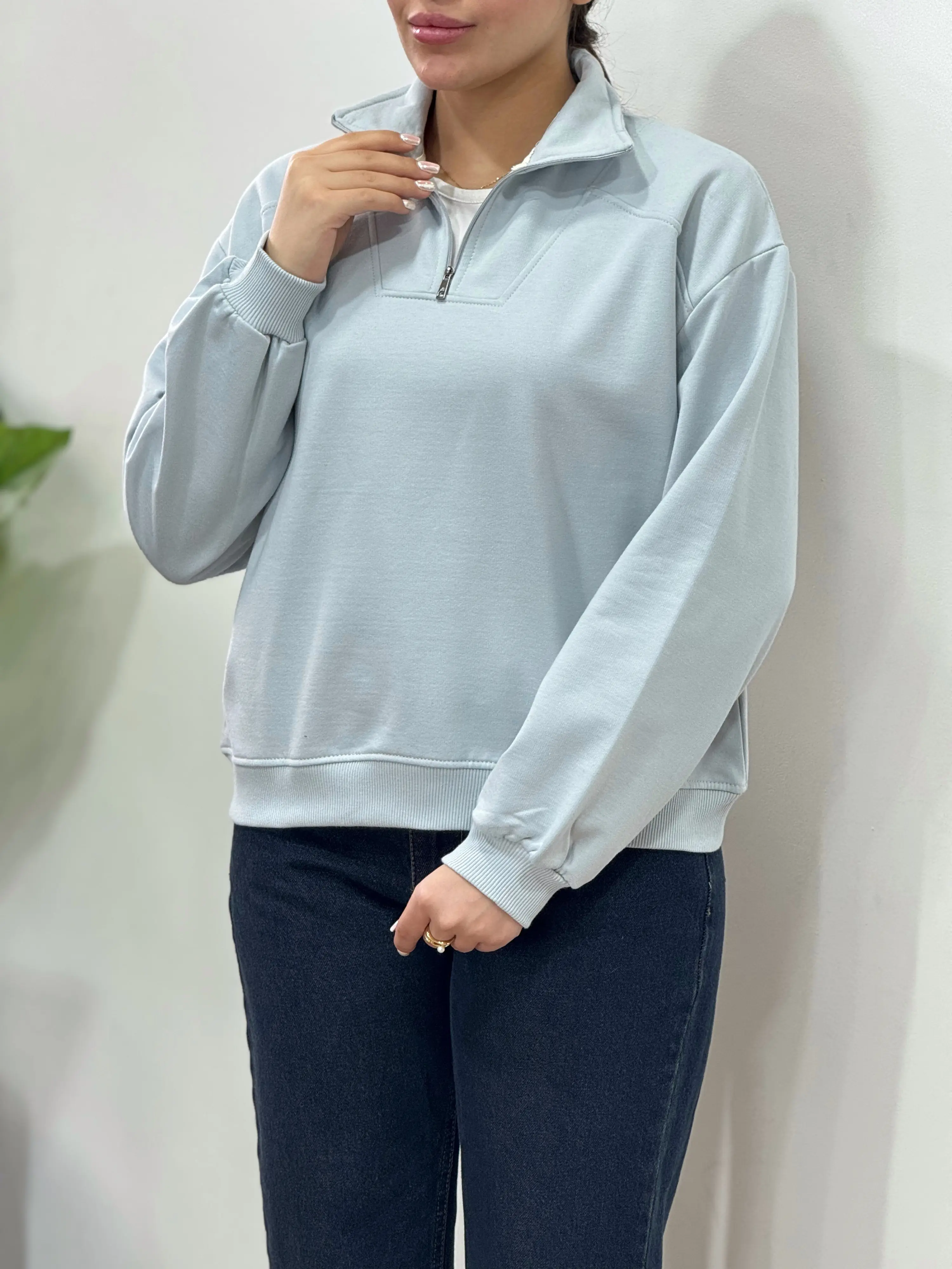 دورس نیم زیپ زنانه لئا